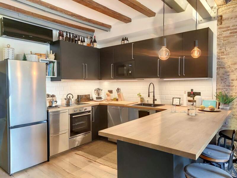 reforma integral estilo industrial en Barcelona